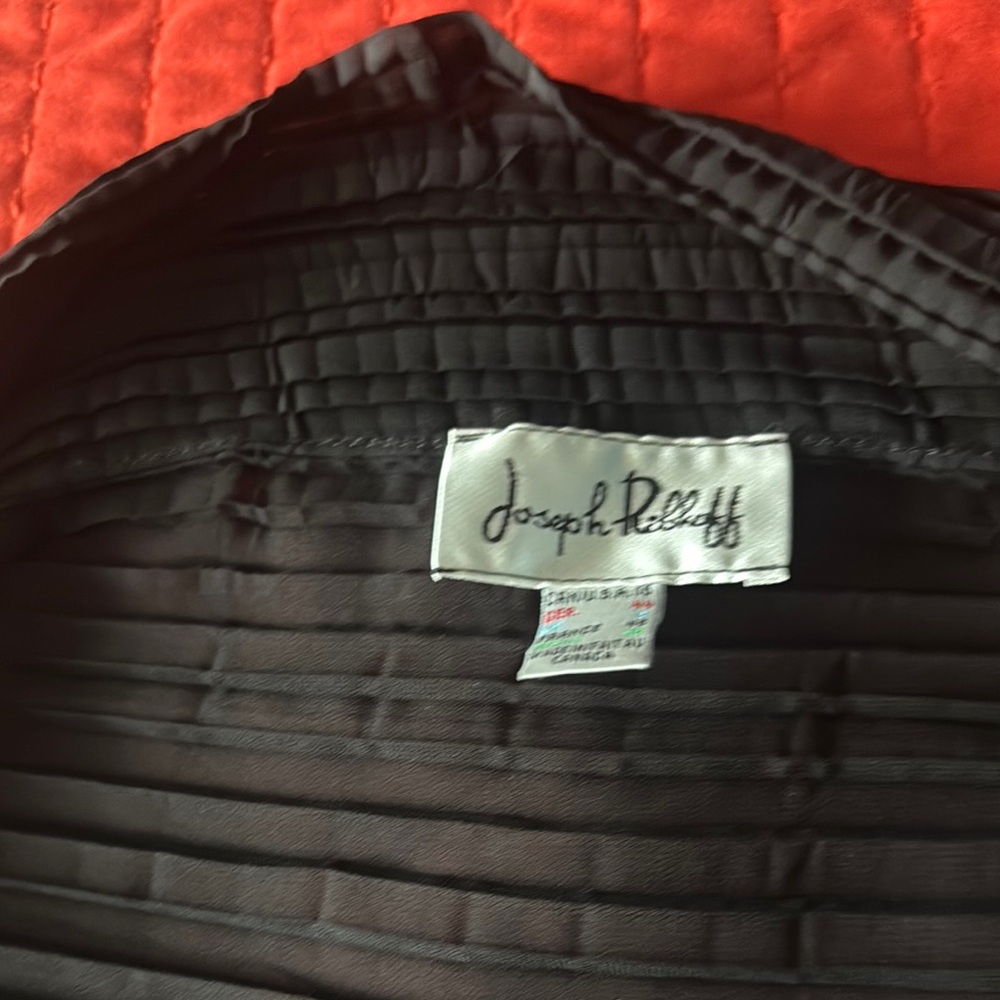 Joseph Ribkoff Black Textured Wrap - Picture 3 of 4